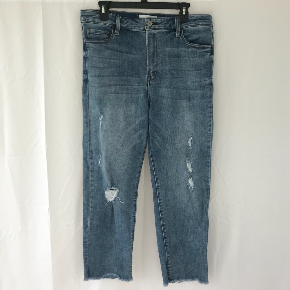 Vervet High-Rise Stretch Straight Medium Wash Jeans